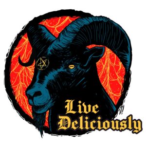 Sticker Black Philip